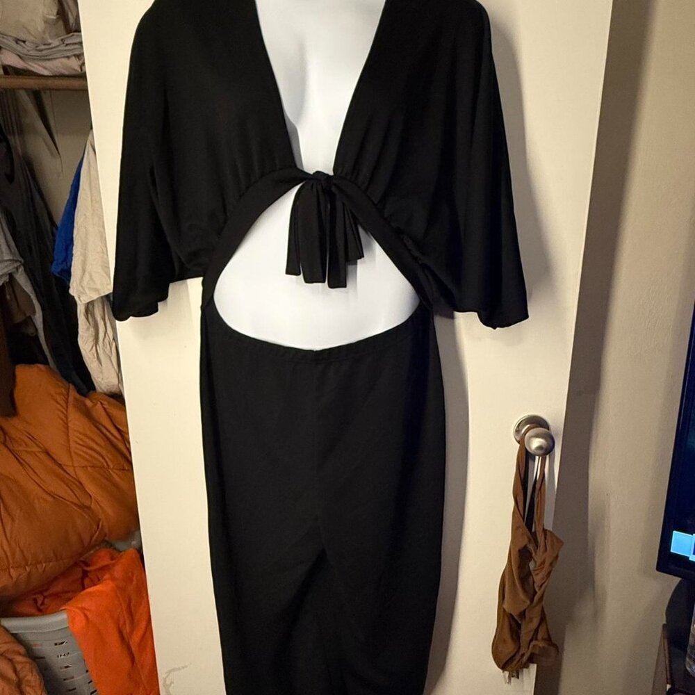 PrettyLittleThing Black Jumpsuit